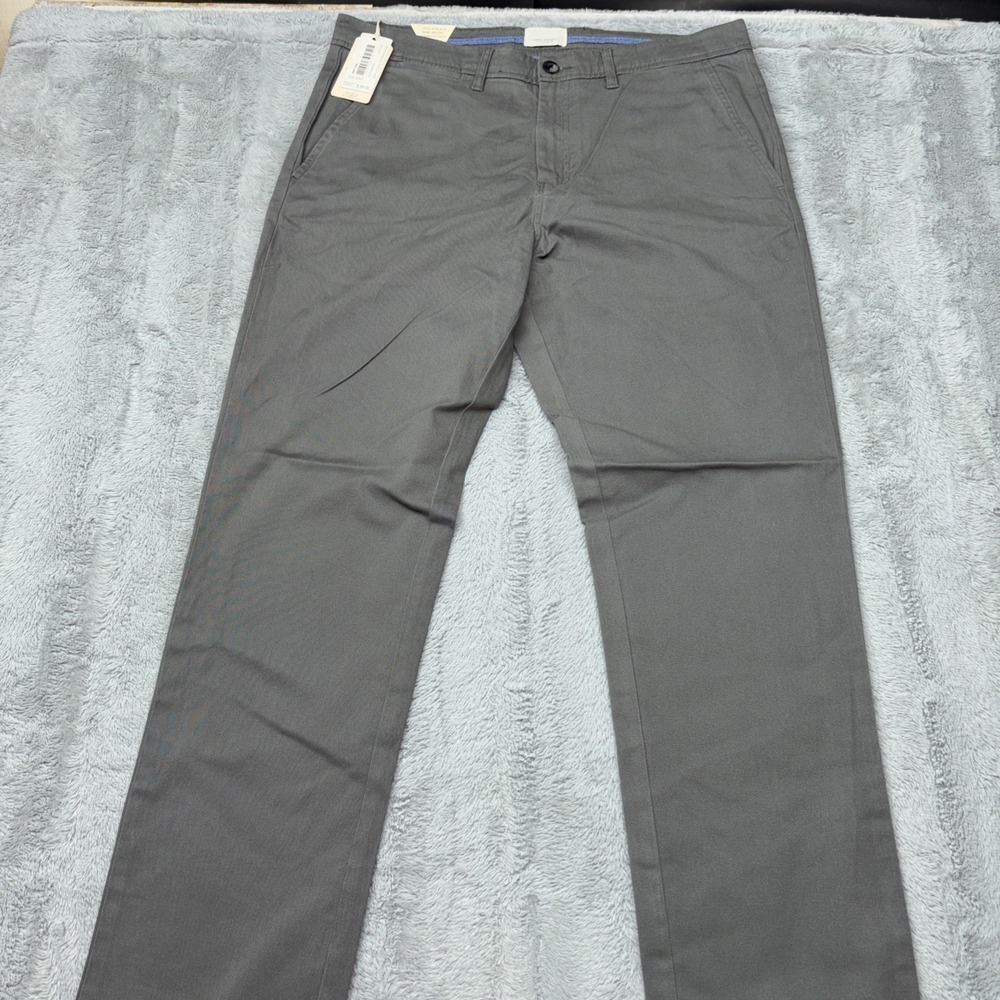 Civil Society Nielsen Chino Pants Mens 33x32 NWT Charcoal Stretch MCBX-813S